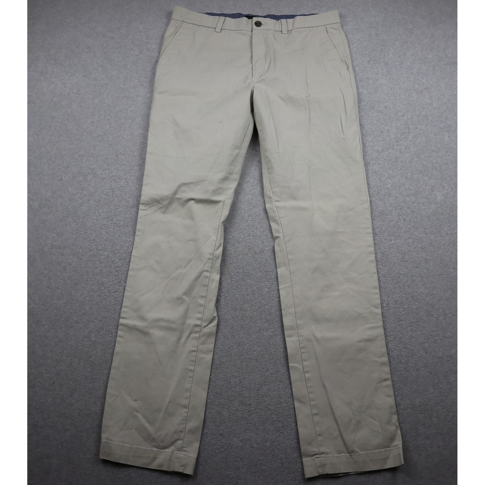 Banana Republic Chinos Mens 35x36 Aiden Slim Fit Khaki Tan Stretch Pants